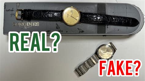 how to tell a fake longines watch